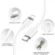 Type C To 8 Pin 20W/3A PD Fast Charging 1m/0.15m Cable / C-028
