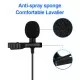 3.5mm Clip On Microphone Mic 1.5m Length Cable Moblie Phone Microphone