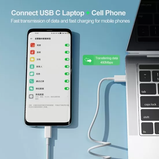 100W 5A PD Fast Charging Data Cable USB-C To USB-C