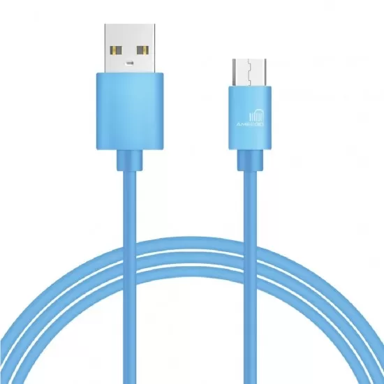  Premium 2.1A Fast Charging USB Data Cable for Micro USB Wire Long 1M 2M 3M in 9 Colours  