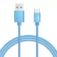 Premium 2.1A Fast Charging USB Data Cable for Micro USB Wire Long 1M 2M 3M in 9 Colours  