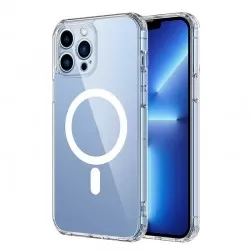 Shockproof Clear TPU Wireless Charge Magnet Phone Cover for iPhone 16, 15, 14, 13, 12, 11 11Pro X XR 8/SE2 