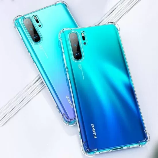 Shockproof Clear Gel Case for Huawei Models