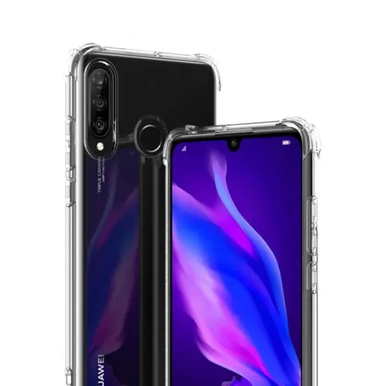 Shockproof Clear Gel Case for Huawei Models