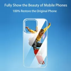 Transparent Clear Gel  Case for iPhone