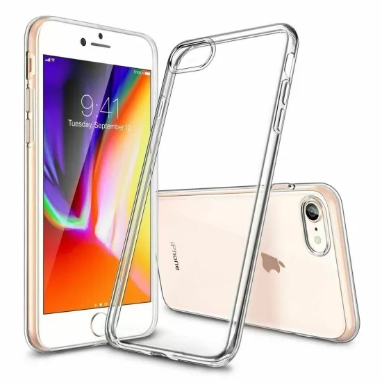 Transparent Clear Gel  Case for iPhone