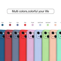 Liquid Silicone Back Case for iPhone 