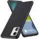 Liquid Silicon Back Case for Motorola - Black