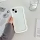 Candy Colour Curly Wave Shockproof 2in1 TPU/PC Cover Fashion Cute Transparent Case for iPhone Series 