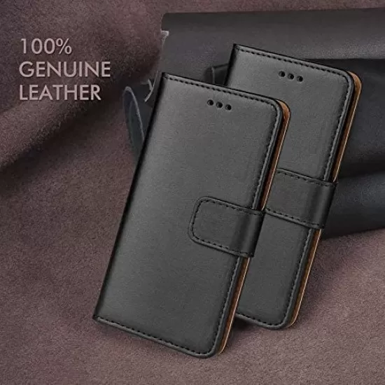 Genuine Leather Wallet Case for Huawei - Choice of Models 