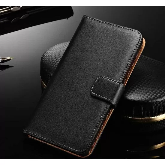 Genuine Leather Wallet Case for Huawei - Choice of Models 