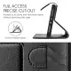 PU Leather Wallet Case (Black) for Huawei - Choice of Models