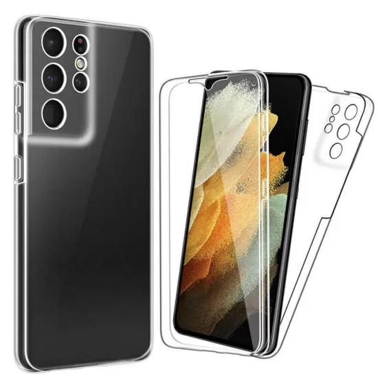 360 Degree Front and Back Full Protection Gel Case for Samsung