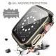 Two-Colour Silicone Plated TPU Waterproof Cover Case for iWatch (Series 4-6, SE) – 40mm and 44mm