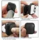 Two-Colour Silicone Plated TPU Waterproof Cover Case for iWatch (Series 4-6, SE) – 40mm and 44mm