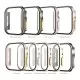 Two-Colour Silicone Plated TPU Waterproof Cover Case for iWatch (Series 4-6, SE) – 40mm and 44mm