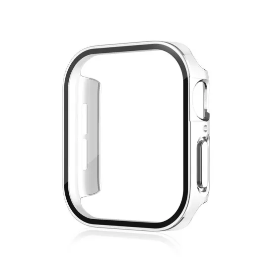 Two-Colour Silicone Plated TPU Waterproof Cover Case for iWatch (Series 4-6, SE) – 40mm and 44mm