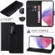 PU Leather Wallet Case for Samsung "A" Series - Black