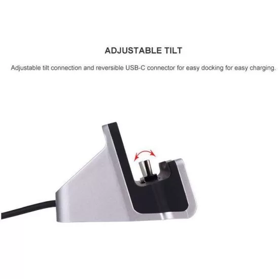 3 in 1 Type C Charger+ Holder+ Sync Data USB-C Charging Dock  