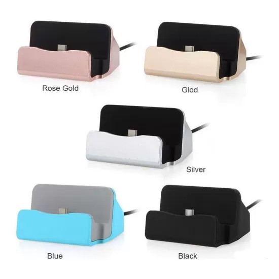 3 in 1 Type C Charger+ Holder+ Sync Data USB-C Charging Dock  