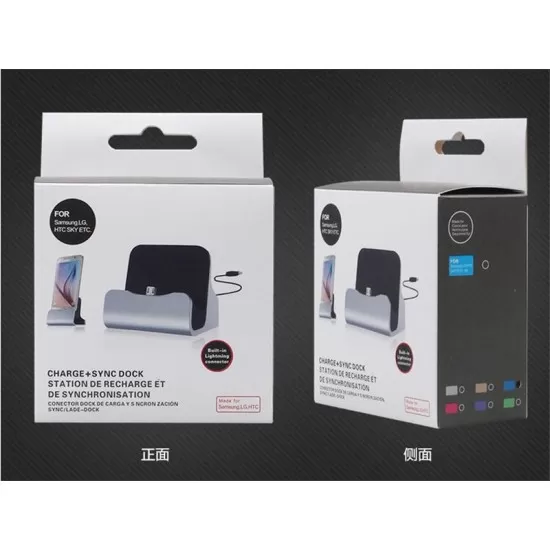 3 in 1 Type C Charger+ Holder+ Sync Data USB-C Charging Dock  