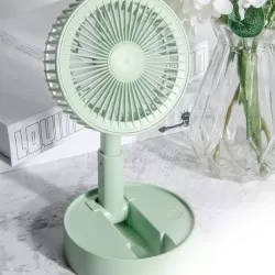  Desk Fan Rechargeable Folding Portable Battery Table Foldable Mini USB Fan