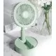  Desk Fan Rechargeable Folding Portable Battery Table Foldable Mini USB Fan