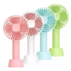 Portable Rechargeable 3 Gear Adjustable Handheld Mini Fan 