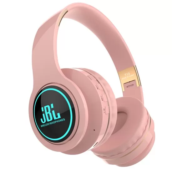 Foldable LED Light-Up Bluetooth Headphone in a variety of colours
