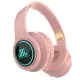 Foldable LED Light-Up Bluetooth Headphone in a variety of colours
