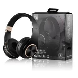 Portable Bluetooth 5.0 Wireless Noise Reduction Game Headset T8 Wireless Headphone 