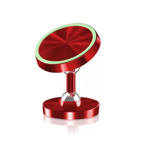Luminous Metal Alloy Magnetic Rotatable Cellphone Car Mount Dashboard Phone Holder
