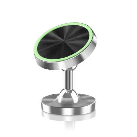 Luminous Metal Alloy Magnetic Rotatable Cellphone Car Mount Dashboard Phone Holder