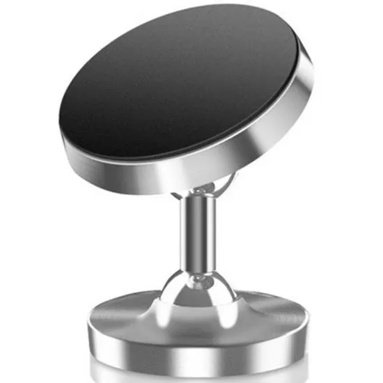 Luminous Metal Alloy Magnetic Rotatable Cellphone Car Mount Dashboard Phone Holder