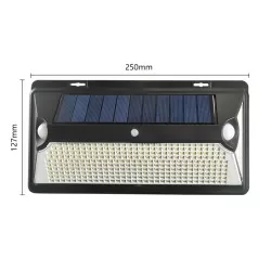 360 LED Solar Sunlight Waterproof Light Outdoor Wall Lamp 