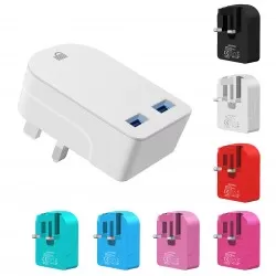Folding Dual Port USB Charger
