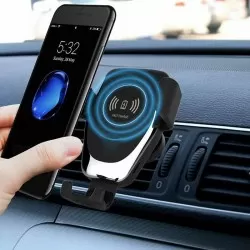 QI Fast Charging Wireless Car Air Vent Mobile Phone Car Phone Holder Wireless Charger