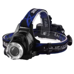 Super Bright LED Headlamp T6 Zoomable Flashlight Torch Headlight Lantern with LED Body Motion Sensor for Camp