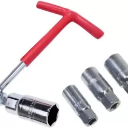 T-Bar Socket Set for Spark Plugs - 4 Piece Set