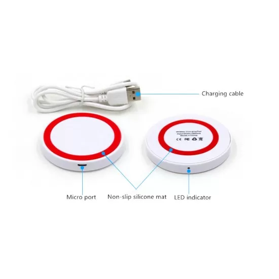 Mini Wireless Charger - Qi Enabled Devices