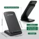 Qi Wireless Charger Double Coiled Desk Stand   
