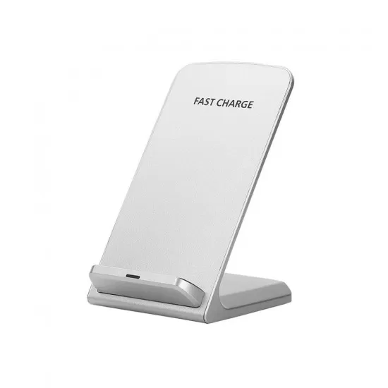 Qi Wireless Charger Double Coiled Desk Stand   