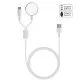 2 in 1 Compact Portable Magnetic Wireless Charger for iWatch and iPhone