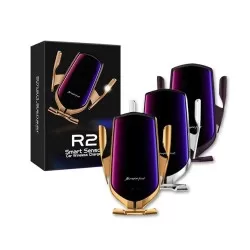 Universal  R2 Smart Sensor Infrared Induction Car Phone Holder Fast Charging Wireless Charger