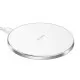 15W Round Aluminum Desktop Fast Wireless Charger with LED Light  (Type-C Port)