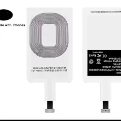 Qi Standard Wireless Charger Receiver for iPhone /Type-C/Micro usb