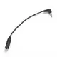 Right Angled 2.5mm Male Jack Plug To 3.5mm Female Cable Adapter