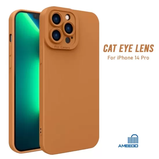3D Cat Eye Lens Camera TPU Case for iPhone 14 Pro