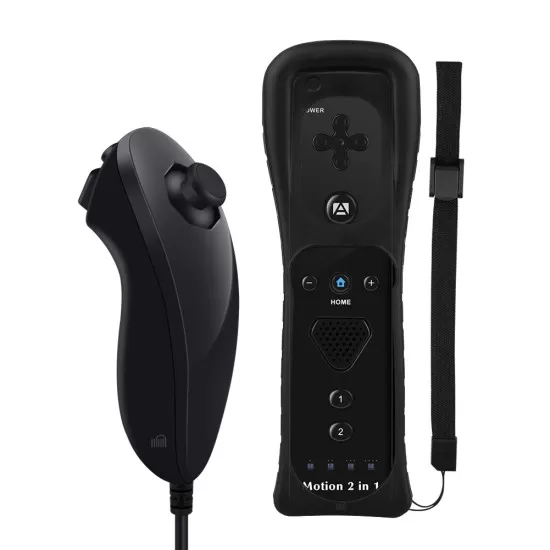 2 in 1 Motion Plus Remote and Nunchuck Controller for Wii U