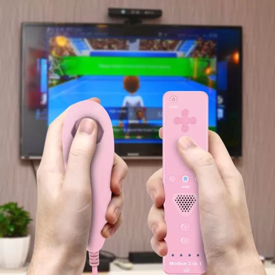 2 in 1 Motion Plus Remote and Nunchuck Controller for Wii U